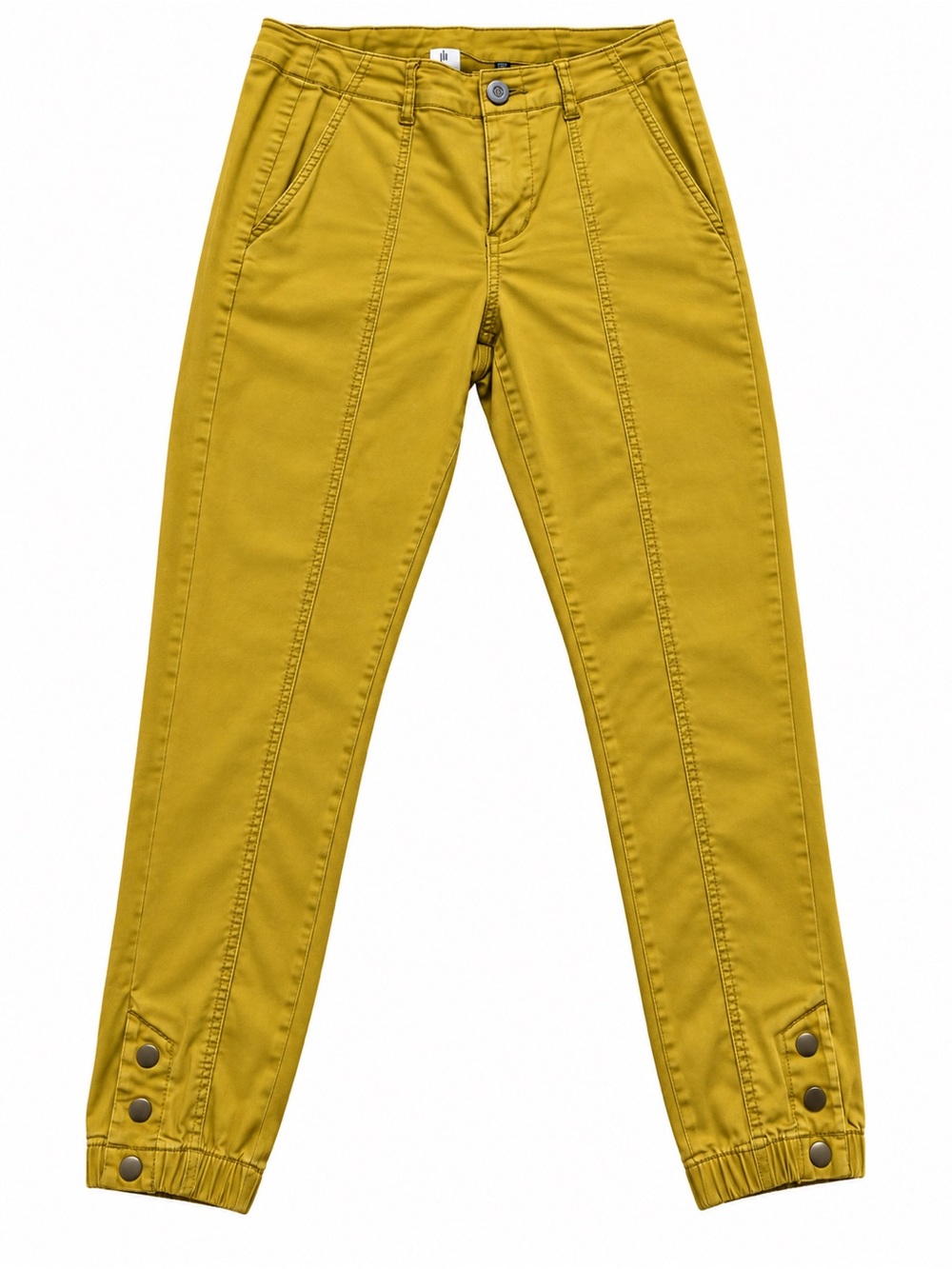 Cabi Mustard Yellow Pull-On Jogger Pants, size 4